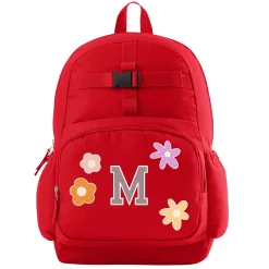Decal + Monogram Red Backpack Collection