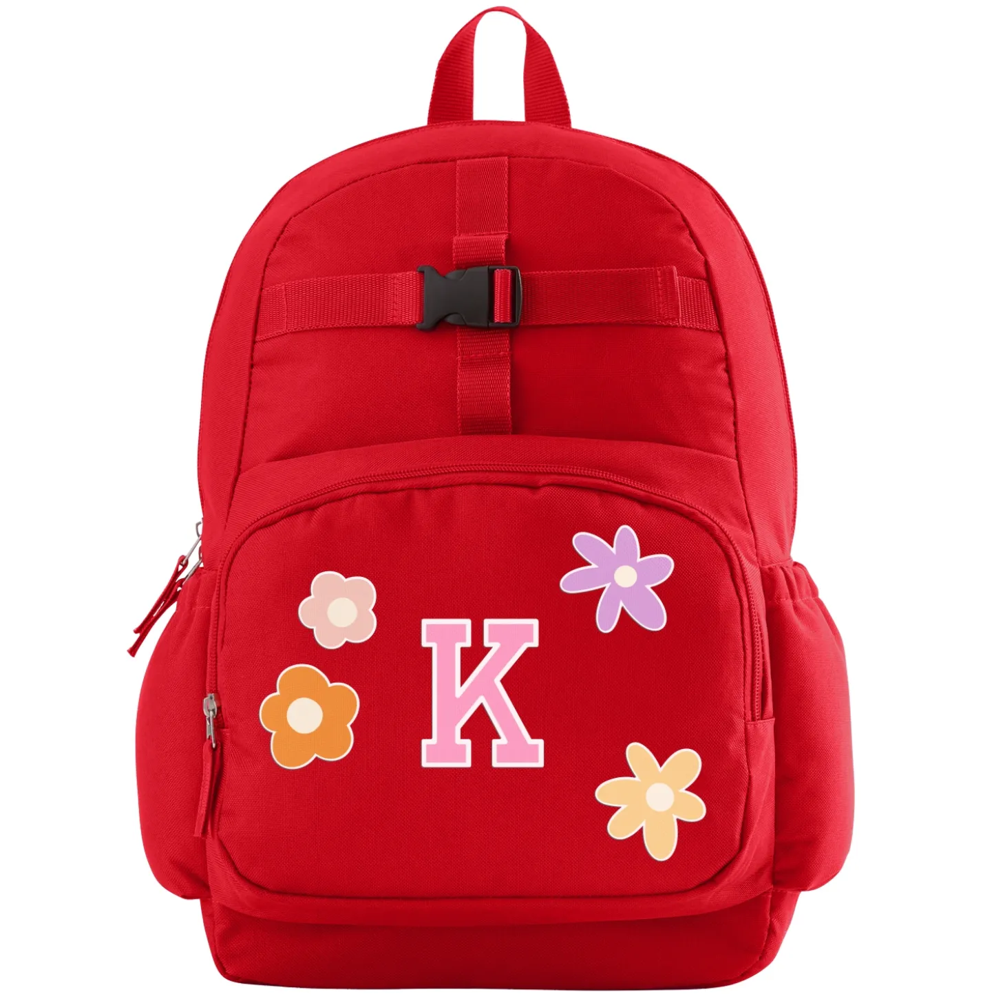 Decal + Monogram Red Backpack Collection