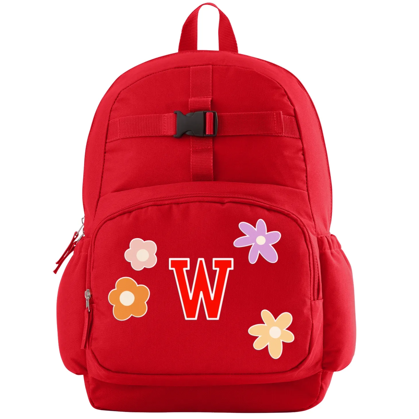 Decal + Monogram Red Backpack Collection