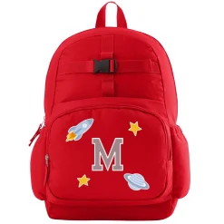 Decal + Monogram Red Backpack Collection