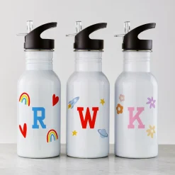 Decal + Monogram Water Bottle