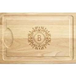Decorative Monogram Maple Wood Cutting Board