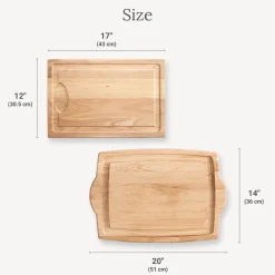 Decorative Name Maple Wood Cutting Board