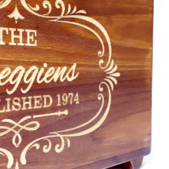 Decorative Name Wood Beverage Chiller