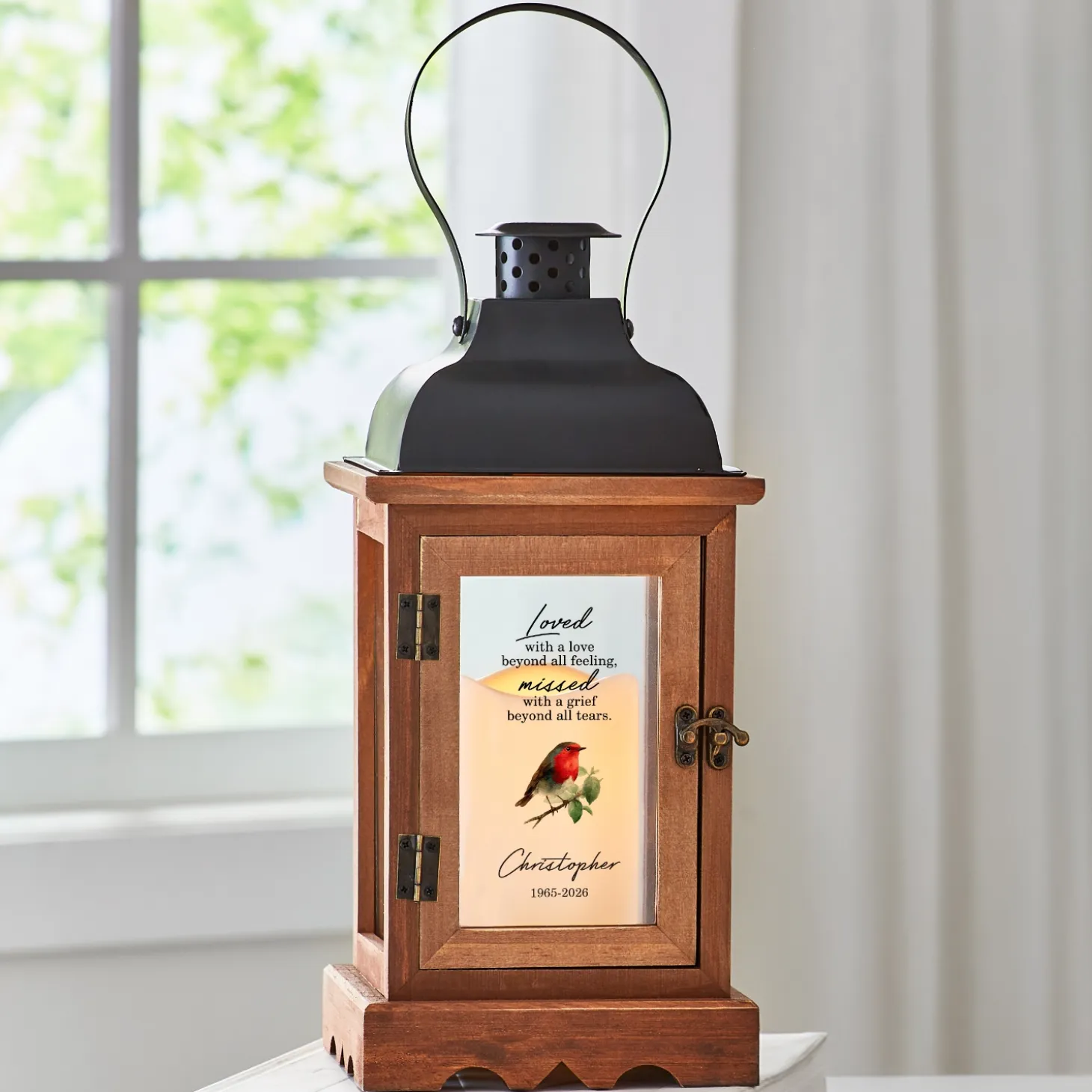 Deeply Loved Memorial Lantern