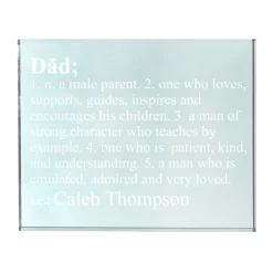 Define Him Glass Block
