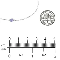 Delicate Birthstone Anklet