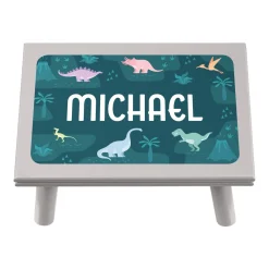 Dino Collage Name Step Stool