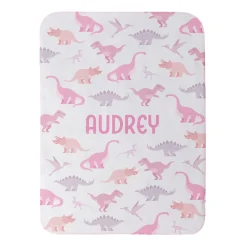 Dinosaur Friends Sherpa Baby Blanket