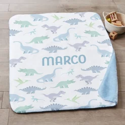 Dinosaur Friends Sherpa Baby Blanket