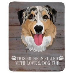 Dog Breed Plush Blanket