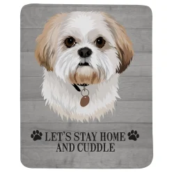 Dog Breed Plush Blanket