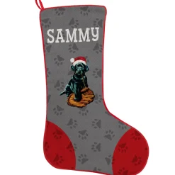 Dog Breed Puppy Stocking by Linda Picken©