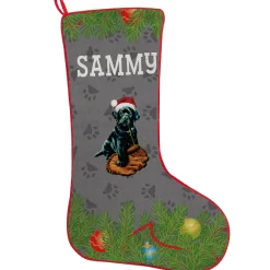 Dog Breed Puppy Stocking by Linda Picken©