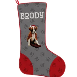 Dog Breed Puppy Stocking by Linda Picken©