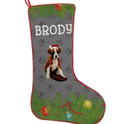 Dog Breed Puppy Stocking by Linda Picken©