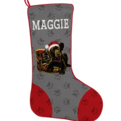 Dog Breed Puppy Stocking by Linda Picken©