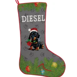 Dog Breed Puppy Stocking by Linda Picken©