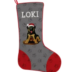 Dog Breed Puppy Stocking by Linda Picken©