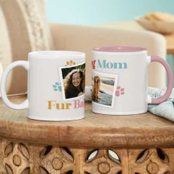 Dog Mom Photo Mug