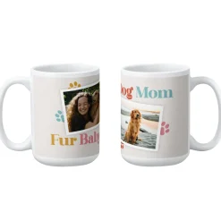 Dog Mom Photo Mug