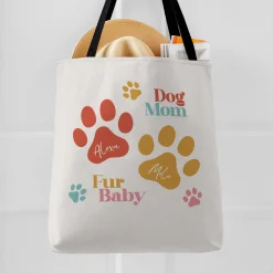 Dog Mom Tote Bag