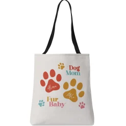 Dog Mom Tote Bag