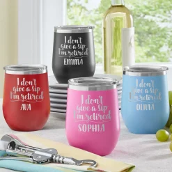 Don't Give a Sip Insulated Wine Tumbler