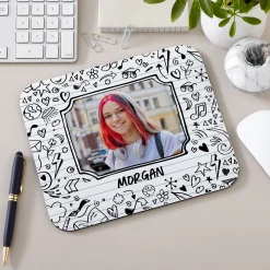 Doodles Photo Mouse Pad