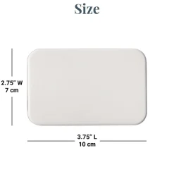 Double Hearts Rectangle Purse Mirror