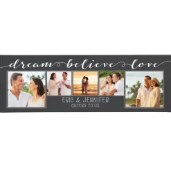 Dream, Believe, Love Photo Canvas