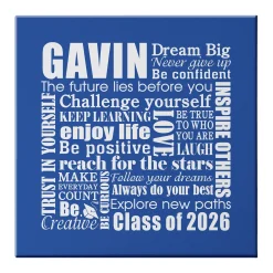 Dream Big Graduation Canvas