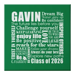 Dream Big Graduation Canvas