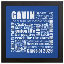 Dream Big Graduation Canvas