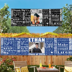 Dream Big Graduation Photo Banner