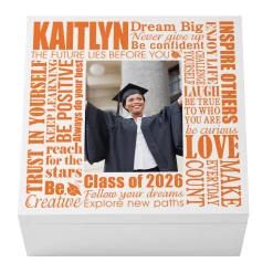 Dream Big Graduation Photo Keepsake Box