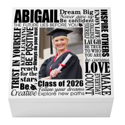 Dream Big Graduation Photo Keepsake Box
