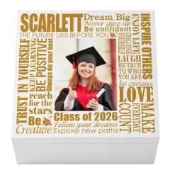 Dream Big Graduation Photo Keepsake Box