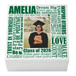 Dream Big Graduation Photo Keepsake Box