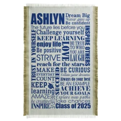 Dream Big Graduation Throw