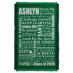 Dream Big Graduation Throw