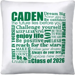 Dream Big Graduation Throw Pillow