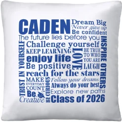 Dream Big Graduation Throw Pillow
