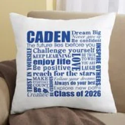 Dream Big Graduation Throw Pillow