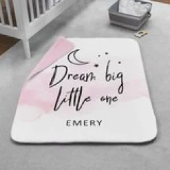 Dream Big Sherpa Baby Blanket