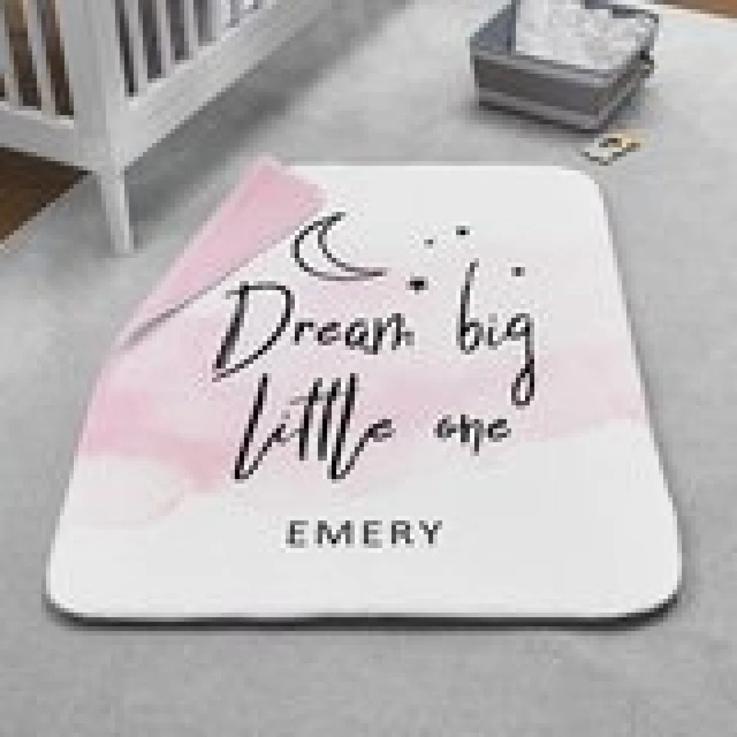 Dream Big Sherpa Baby Blanket