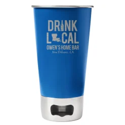 Drink Local Bottle Opening Tumbler