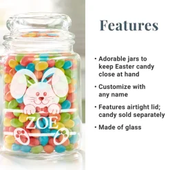 Easter Friend Glass Treat Jar