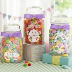 Easter Glass Treat Jars