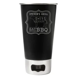 Eat Drink BBQ Bottle Opening Tumbler